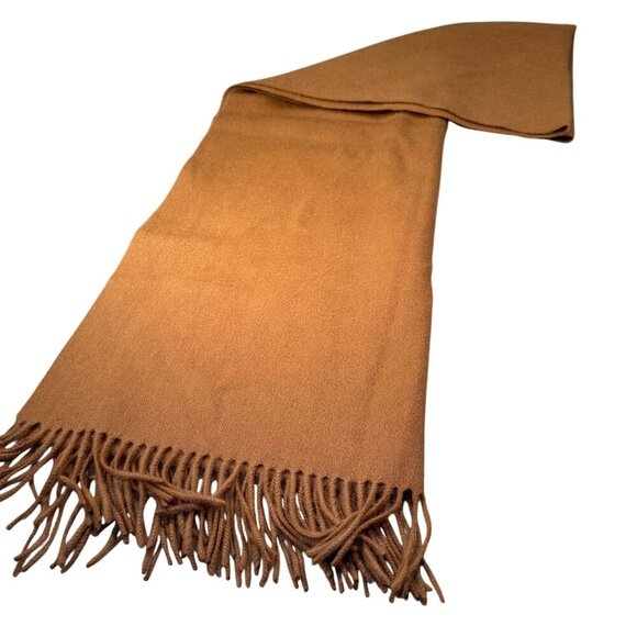 Scotch Soda Maison Scotch Wool Shawl Throw Grandiose Formidable Fringe Wrap - Picture 1 of 12